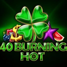 40 Burning Hot logo by Amusnet Interactive at Magicspins Casino40 Burning Hot