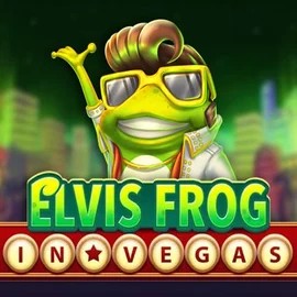 Official Slots logo: Elvis Frog In Vegas by BGAMING at Magicspins Casino