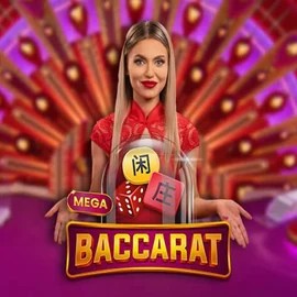 Mega Baccarat casino game by Pragmatic Play – featured logo at Magicspins Casino