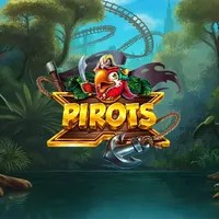 Pirots X slot visual from ELK Studios available on magicsspins.com