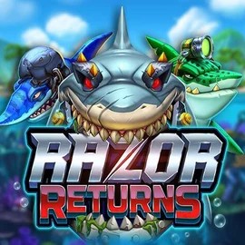 Razor Returns slot logo by Push Gaming at Magicspins CasinoRazor Returns