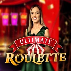 Ultimate Roulette online game logo by Ezugi on magicsspins.com